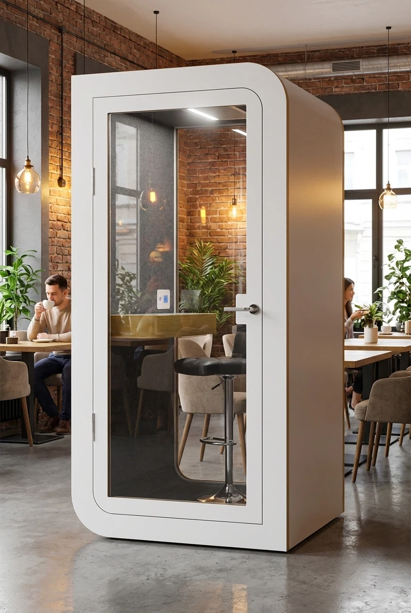 Illustratie bij artikel: Cabine, vocal booth of omgebouwde kast?