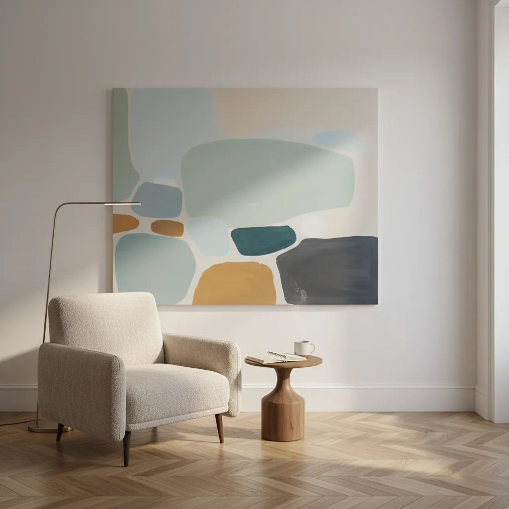 Focusruimte met loungestoel en leeslamp